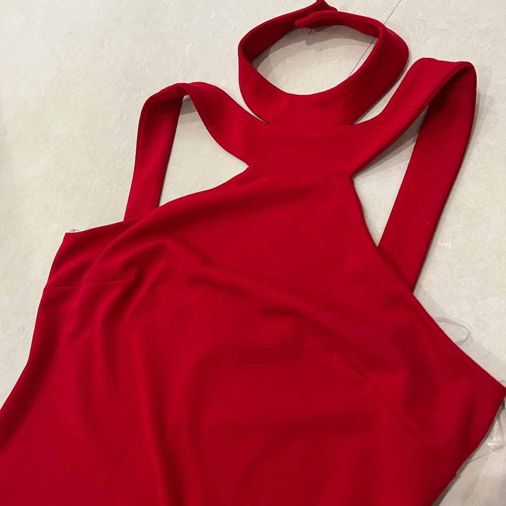 BEBE Red Party Dress with Tags.